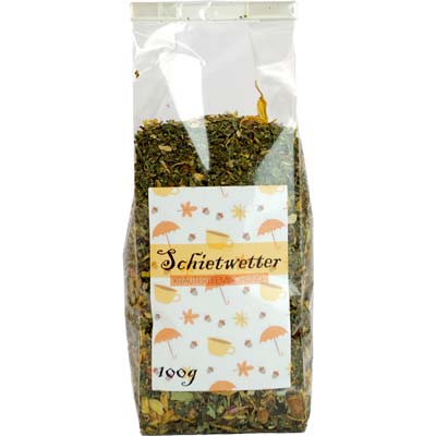 Tee Kräuter 'Schietwetter-Tee'  Kräutertee-Mischung   Vegan  BARRIQUE-Feine Manufaktur hausgemacht Niedersachsen Deutschland 100g-Pack