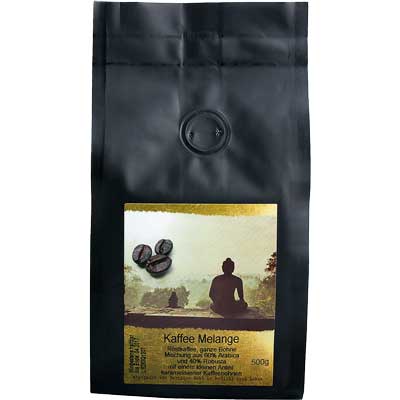 Kaffeebohnen Melange  ganze Bohnen, 60% Arabica   Vegan  BARRIQUE-Feine Manufaktur  Deutschland 500g-Pack