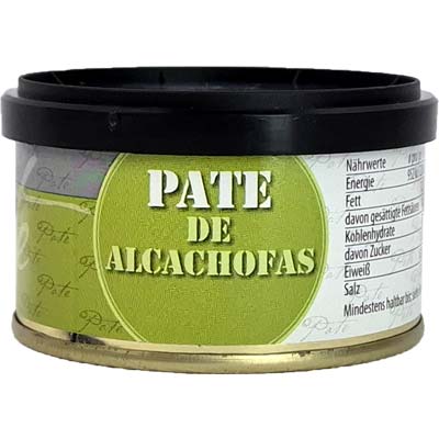 Pat&eacute; de Alcachofas  Artischockenpastete   Vegan  BARRIQUE-Feine Manufaktur  Spanien 100g-Dose