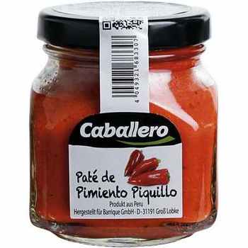 Paté de Pimiento Piquillo  Piquillo Paprikacreme   Vegan  BARRIQUE-Feine Manufaktur Peru Peru 140g-Glas