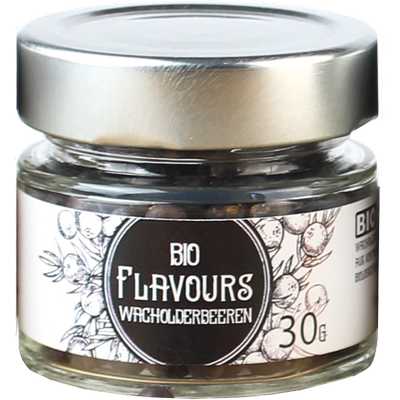 Wacholderbeeren  für Gin,30g  Bio vegan  BARRIQUE-Feine Manufaktur  Deutschland 30g-Glas
