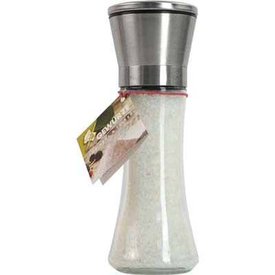 Salz Steinsalz grob  in Salzmühle   Vegan  BARRIQUE-Feine Manufaktur  Deutschland 180g-Glas