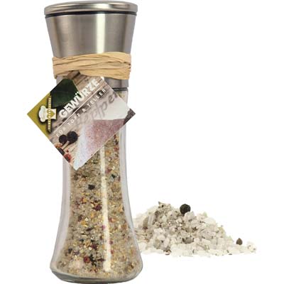 Salz Fisch-Salz  in Salzmühle  Bio Vegan  BARRIQUE-Feine Manufaktur hausgemacht Niedersachsen Deutschland 170g-Pack