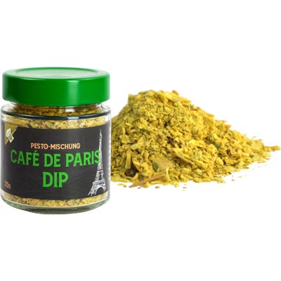 Café de Paris Dip  Gewürzzubereitung     BARRIQUE-Feine Manufaktur hausgemacht Niedersachsen Deutschland 70g-Glas