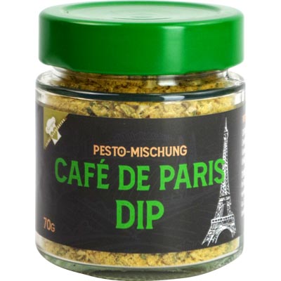 Café de Paris Dip  Gewürzzubereitung     BARRIQUE-Feine Manufaktur hausgemacht Niedersachsen Deutschland 70g-Glas