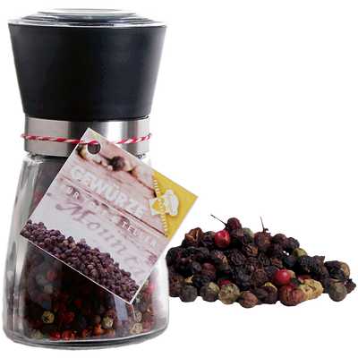 Pfeffer Kaiserpfeffer  in Gewürzmühle   Vegan  BARRIQUE-Feine Manufaktur hausgemacht Niedersachsen Deutschland 75g-Pack