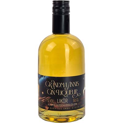 Grandma Anni's Gin Liqueur  Likör mit Gin-Apfelsaft   Vegan  BARRIQUE-Destillate und Liköre Niedersachsen Deutschland 500ml-Fl