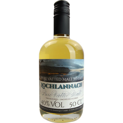Whisky Lochlannach Whisky 50cl  Pure Vatted Malt Whisky   Vegan  BARRIQUE-Unabhängiger Abfüller   500ml-Fl