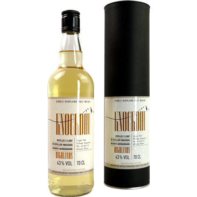 Whisky Knockdhu 2007  Single Highland Malt   Vegan  Knockdhu Distillery Highlands Vereinigtes Königreich UK 700ml-Fl