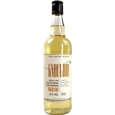 Whisky Knockdhu 2007  Single Highland Malt   Vegan  Knockdhu Distillery Highlands Vereinigtes Königreich UK 700ml-Fl