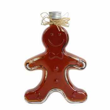 Amaretto Likör Präsent  Lebkuchenmann Mandellikör   Vegan  BARRIQUE-Weihnachtsflaschen Ligurien Italien 250ml-Fl