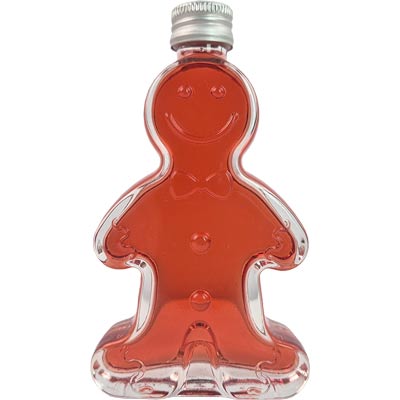 Glüh-Gin Präsent  Lebkuchenmann Gin-Likör   Vegan  BARRIQUE-Weihnachtsflaschen Niedersachsen Deutschland 50ml-Fl
