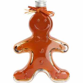 Chocorumba Likör Präsent  Lebkuchenmann Choco-Likör   Vegan  BARRIQUE-Weihnachtsflaschen Ligurien Italien 250ml-Fl