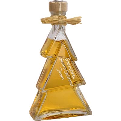 Grandma Anni's Christmas Dram  Präsent Dram-Likör Tanne   Vegan  BARRIQUE-Weihnachtsflaschen Niedersachsen Deutschland 200ml-Fl
