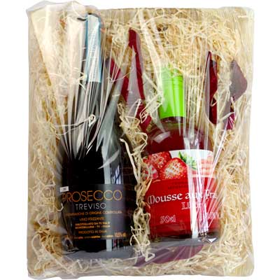 Präsent 'Fraise und Prosecco'