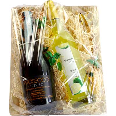 Präsent 'Limoncello-Prosecco'
