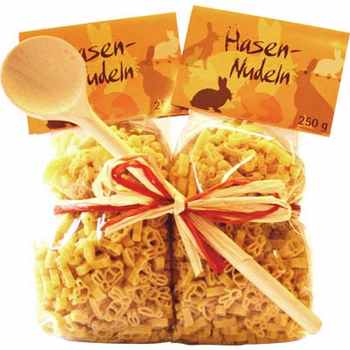 Pasta Hasennudeln + Holzlöffel