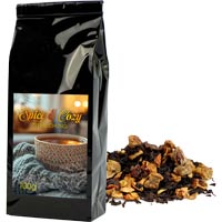 Tee schwarz 'Spice & Cozy'